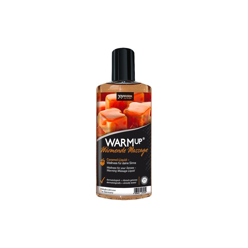 Разогревающее массажное масло WARMup со вкусом карамели 150 мл
