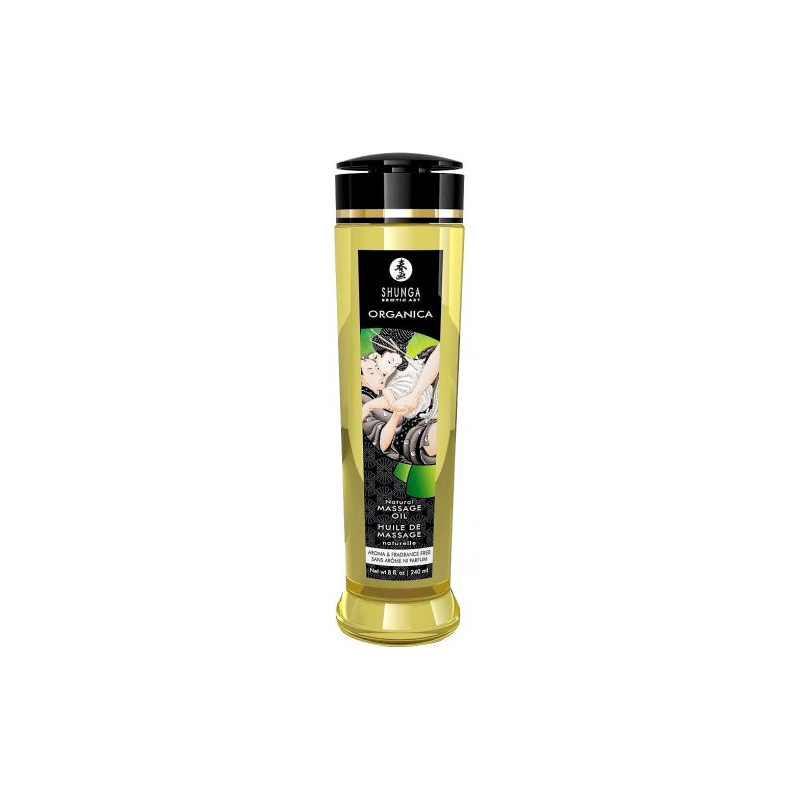 Съедобное массажное масло Shunga Organica Natural без аромата и вкуса 240 мл