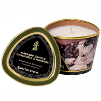 Массажное аромамасло Shunga Excitation Intoxicating Chocolate с ароматом шоколада 170 мл