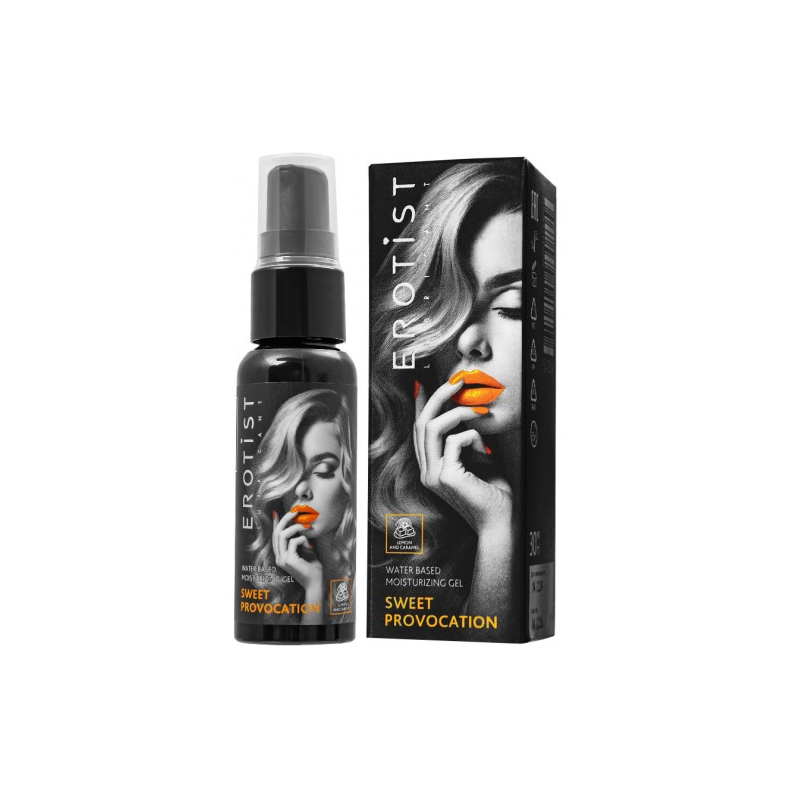 Съедобный гель Erotist Sweet Provocation Lemon and Caramel со вкусом лимона и карамели 30 мл