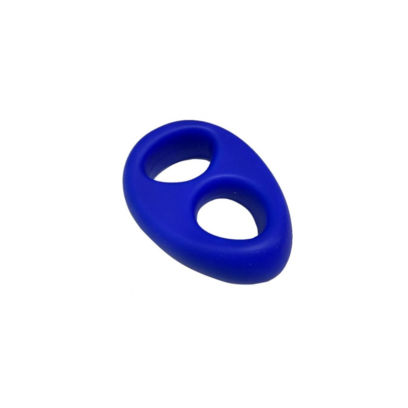 Двойное эрекционное кольцо x-men голубое