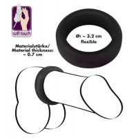 Эрекционное кольцо Black Velvets 3,2 см