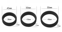 Набор из 3 плоских эрекционных колец Power Plus Soft Silicone Pro Ring