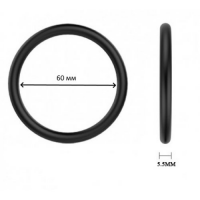 Набор из 3 эрекционных колец черного цвета