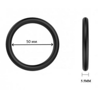 Набор из 3 эрекционных колец черного цвета