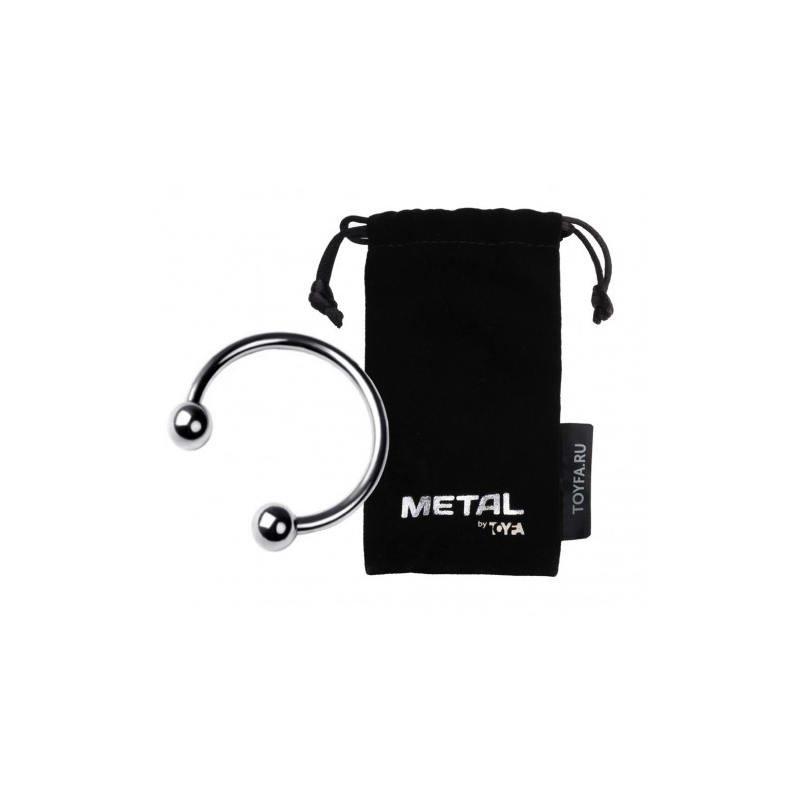 Металлическое кольцо на пенис Metal By Toyfa