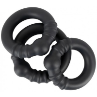 Набор силиконовых эрекционных колец Rebel