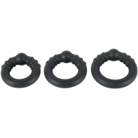 Набор силиконовых эрекционных колец Rebel