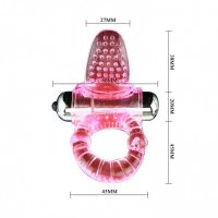 Эрекционное кольцо язычок с вибрацией