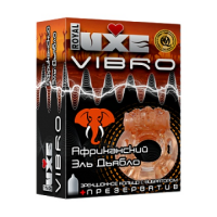 Эрекционное кольцо Luxe Африканский Эль Дьябло и презерватив в подарок