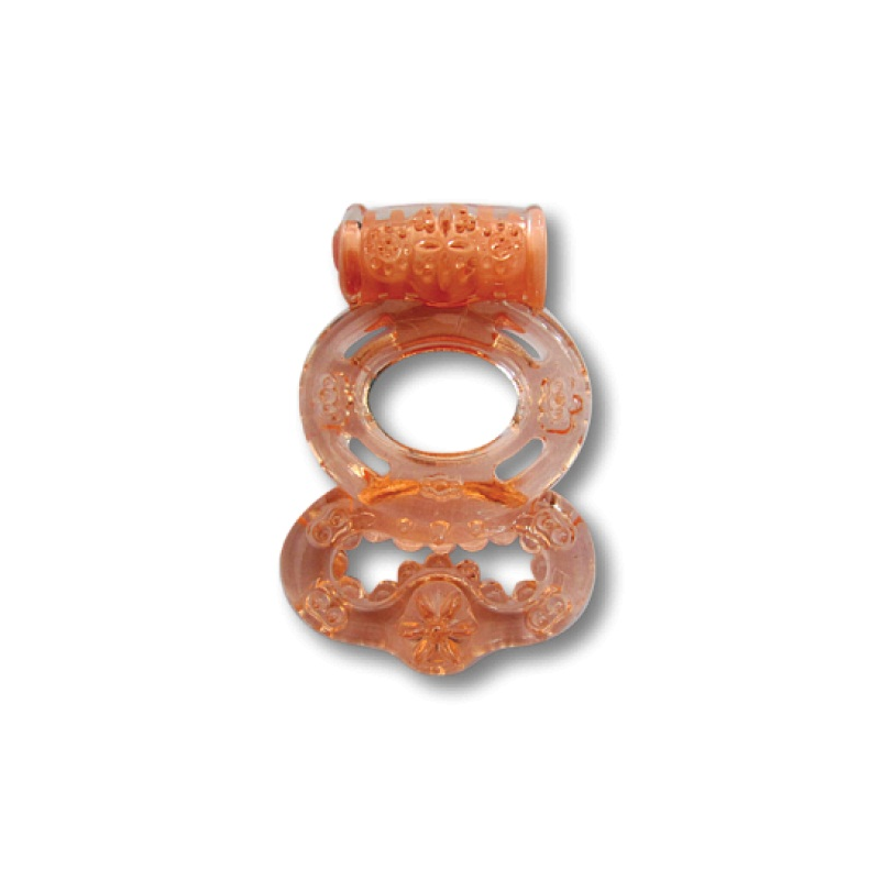Двойное эрекционное кольцо Luxe Секрет Кощея и презерватив в подарок