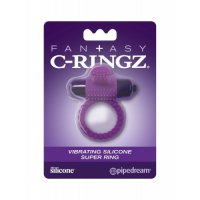 Эрекционное кольцо с вибрацией Fantasy C-Ringz Vibrating Silicone Super Ring