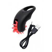 Виброкольцо Erotist Mill с ротацией, черное