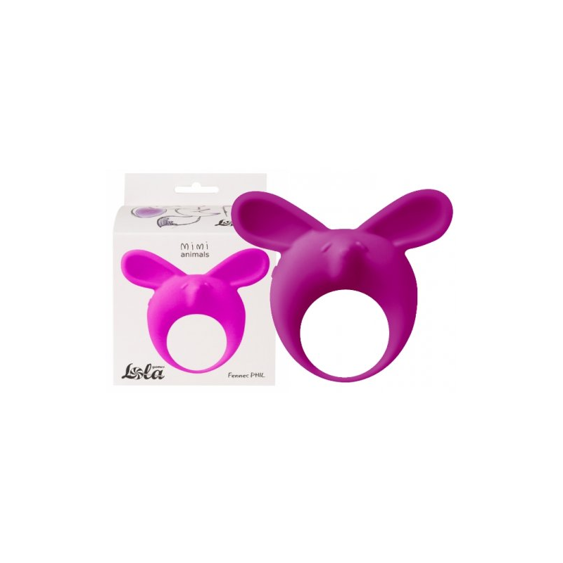 Эрекционное виброкольцо Mimi Animals Fennec Phil Purple