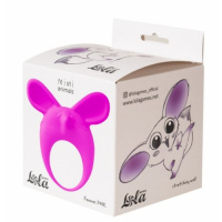 Эрекционное виброкольцо Mimi Animals Fennec Phil Purple