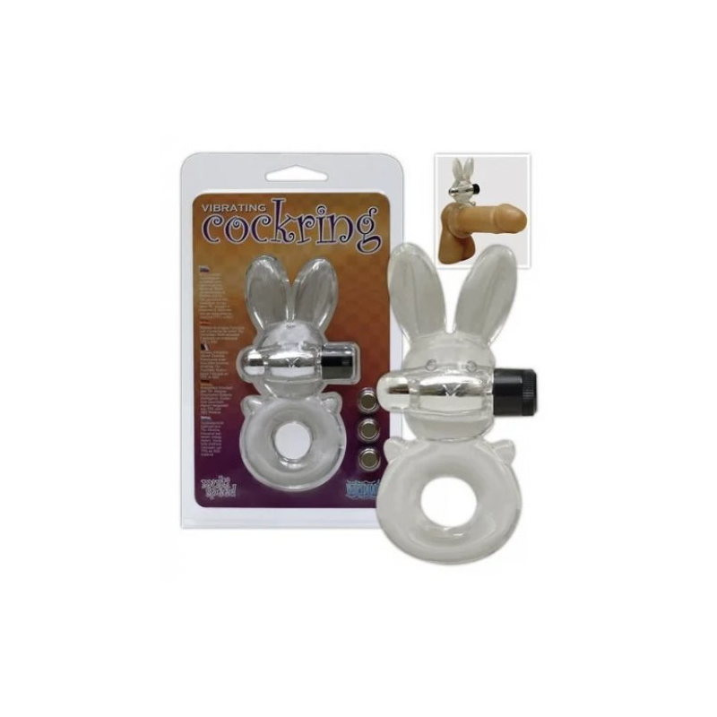Виброкольцо кролик Cockring