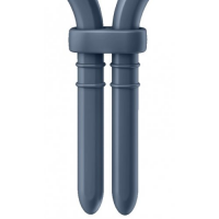 Эрекционное смарт-кольцо Satisfyer Bullseye серое