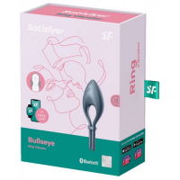 Эрекционное смарт-кольцо Satisfyer Bullseye серое