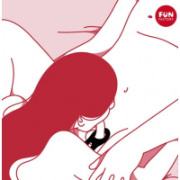 Эрекционное виброкольцо Fun Factory Nos с клиторальным стимулятором черное