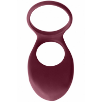 Эрекционное виброкольцо Pure Passion Daydream Wine Red