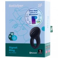 Эрекционное смарт-кольцо Satisfyer Signet Ring ДЕФОРМИРОВАННАЯ УПАКОВКА
