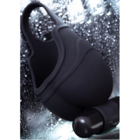 Кольцо на пенис и утяжка на мошонку с вибрацией Erotist Attraction