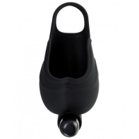 Кольцо на пенис и утяжка на мошонку с вибрацией Erotist Attraction