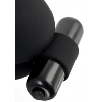 Кольцо на пенис и утяжка на мошонку с вибрацией Erotist Attraction