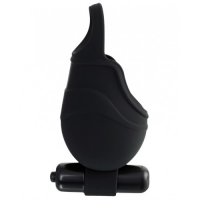 Кольцо на пенис и утяжка на мошонку с вибрацией Erotist Attraction