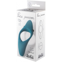 Эрекционное кольцо с двойной вибростимуляцией Pure Passion Stardust Green