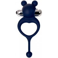 Эрекционное кольцо с вибрацией и хвостиком Jos Mickey