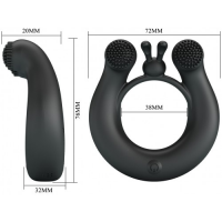 Перезаряжаемое эрекционное виброкольцо Vibrant Penis Ring Dahlia