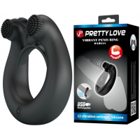 Перезаряжаемое эрекционное виброкольцо Vibrant Penis Ring Dahlia