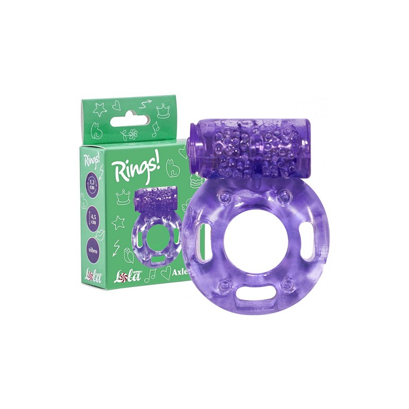 Эрекционное виброкольцо Rings Axle-Pin Purple