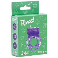 Эрекционное виброкольцо Rings Axle-Pin Purple