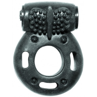 Эрекционное виброкольцо Rings Axle-Pin Black