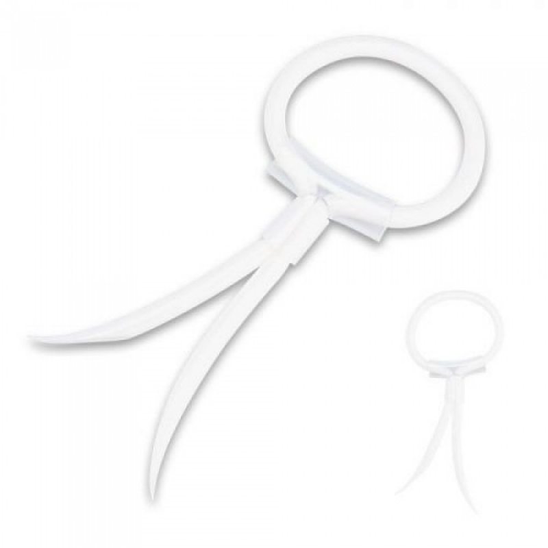 Белоснежная утяжка на пенис