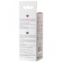 Прозрачная насадка на пенис с точечно-ребристым рельефом Toyfa Baldi