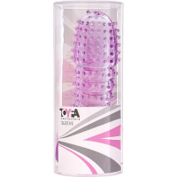 Стимулирующая насадка на член фиолетовая