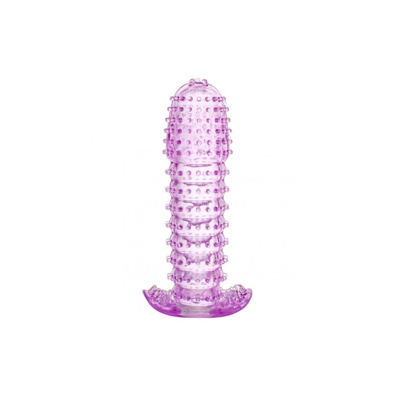 Стимулирующая насадка на член фиолетовая
