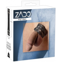 Эрекционное кольцо из искусственной кожи Zado Cock Ring