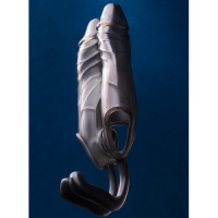 Насадка на пенис с кольцом под мошонку и анальным стимулятором Toyfa Xlover