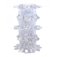 Ароматизированные насадки с шипами Mega Stretch 2 шт