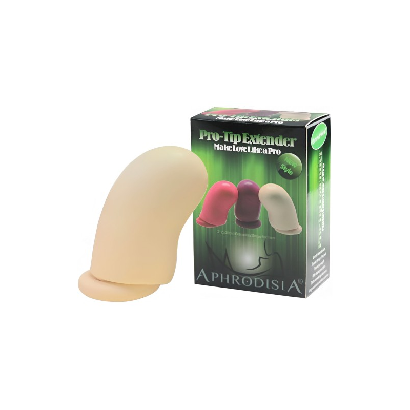 Удлиняющая насадка из латекса Pro-​Tip Extender телесная