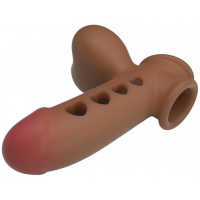 Насадка на пенис и мошонку с функцией расширения Airbag Penis Sleeve Tyronn