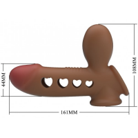 Насадка на пенис и мошонку с функцией расширения Airbag Penis Sleeve Tyronn