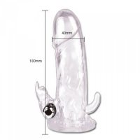 Вибронасадка со стимуляцией клитора и ануса