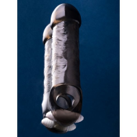 Насадка с увеличенной головкой и вибростимулятором ToyFa XLover 15,5 см
