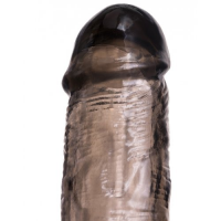 Насадка с увеличенной головкой и вибростимулятором ToyFa XLover 15,5 см