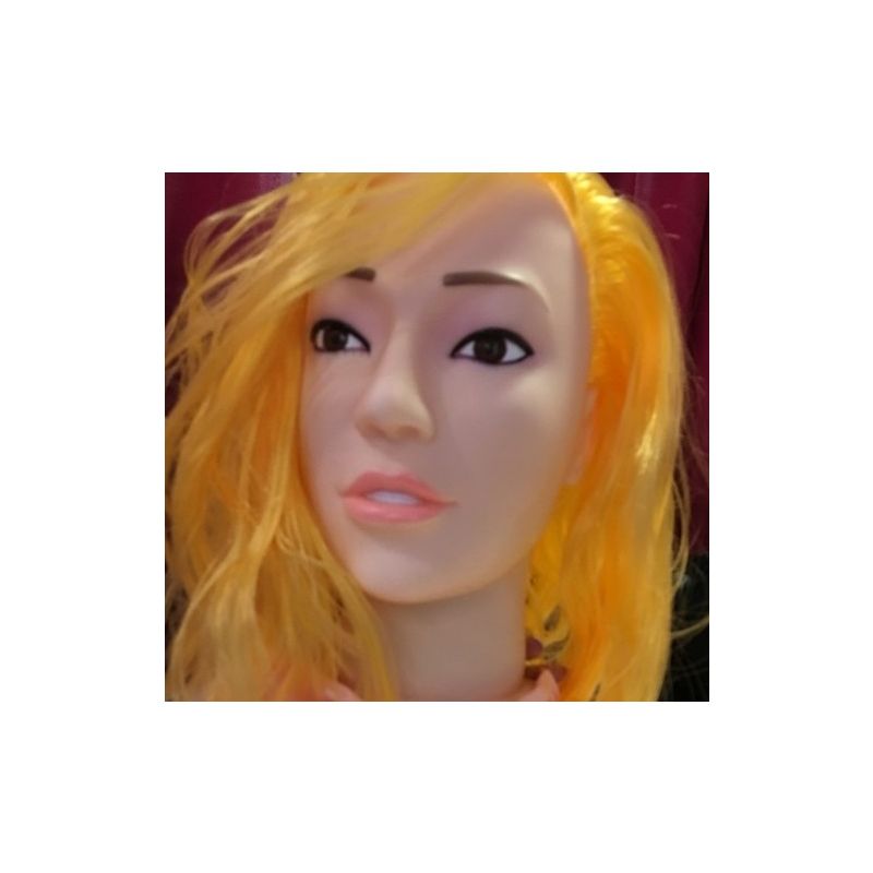 Кукла блондинка для секса с вибрацией 3D Face Love Doll